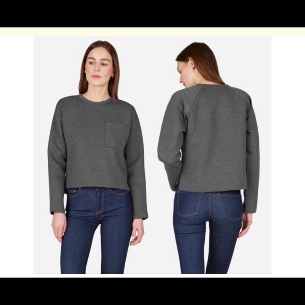 Grey Boxy Sweatshirt - Picture 2 of 7